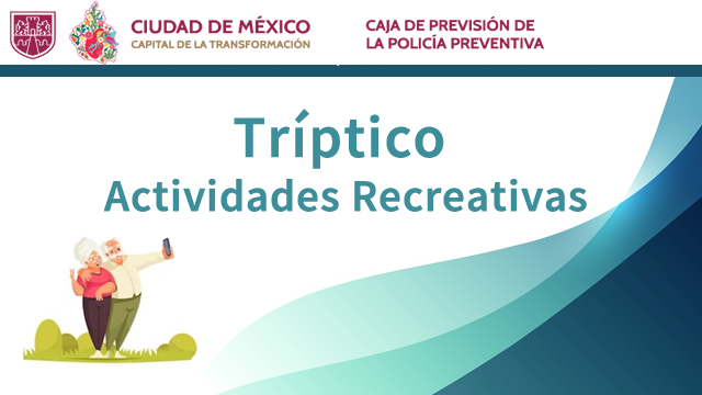 Triptico de Actividades Recreativas
