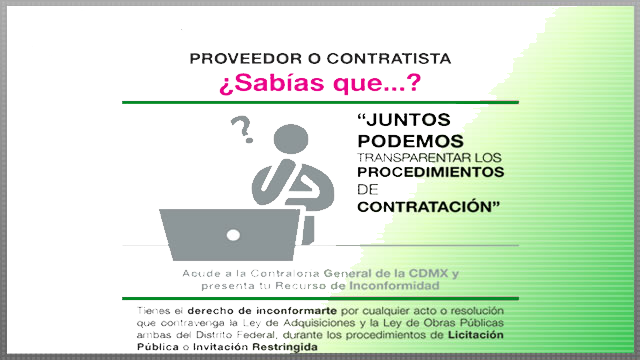 Proveedor o Contratistas